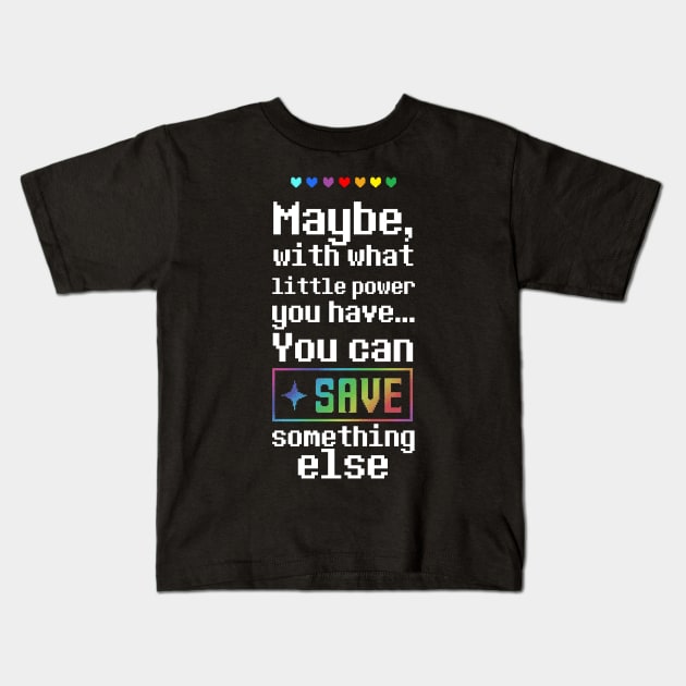 SAVE Kids T-Shirt by Potaaties